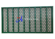 Stainless Steel Plate Vortex Shale Shaker Screen 1167 * 610*25mm In Green
