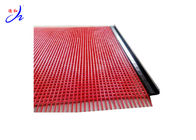 Red Color PU Polyurethane Screen Panels For Quarry And Mining Industry