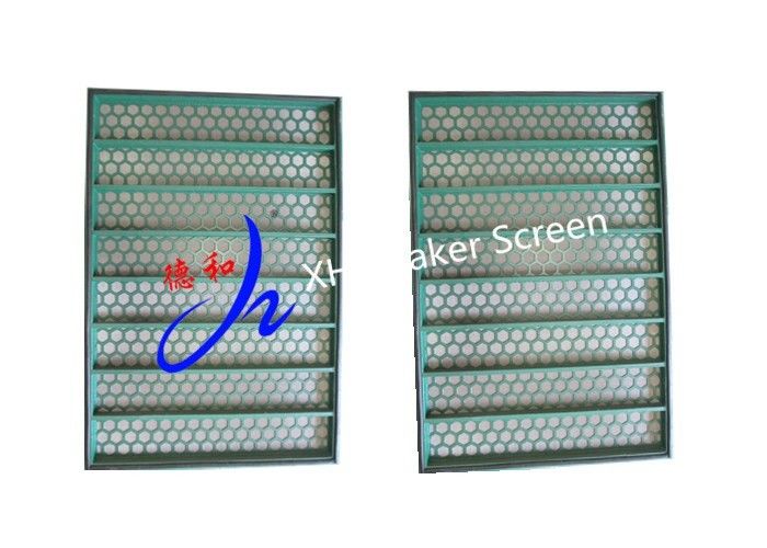 Green Color Rock Shaker Screen 20-325 Mesh Steel 1250 * 850mm For Mud Cleaner