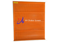 Linear Red Orange Yellow Polyurethane Screen Panels Not Easy To Block Holes