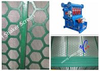 Green Color Rock Shale Shaker Screen , Swaco D380 Replacement Metal Sieve Mesh