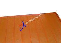 Orange Polyurethane Screen Panels For Mining Industry 1040*700mm , Polyurethane Vibrating Screen