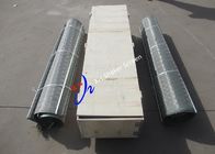 Single Layer Brandt 4*5 Brandt Shaker Screens With Ruber For Drilling Waste Management
