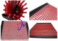 Polyurethane Coated Steel Wire Screen Mesh For Sieving Hole Size 25mm