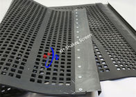 Industrial Tensioned Rubber Screen Vibrating Sieving Mesh 30mm-60mm Thickness
