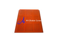 Mining Vibration Polyurethane Screen Panels Orange Color Customized Size