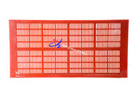 ISO9001 Polyurethane Sandwich Panels , PU Screen Deck With Square Hole