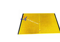 Yellow Color Mining PU Screens Good Wet / Oil Resistance Performance