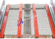 Wave Wire Small Aperture Size Mine Sieving Mesh , Self Cleaning Screen
