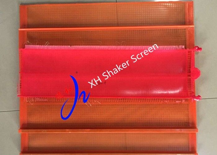 Polyurethane Shale Shaker Screen PU Vibrating Screen For Mining Equipment Blue / Orange Color