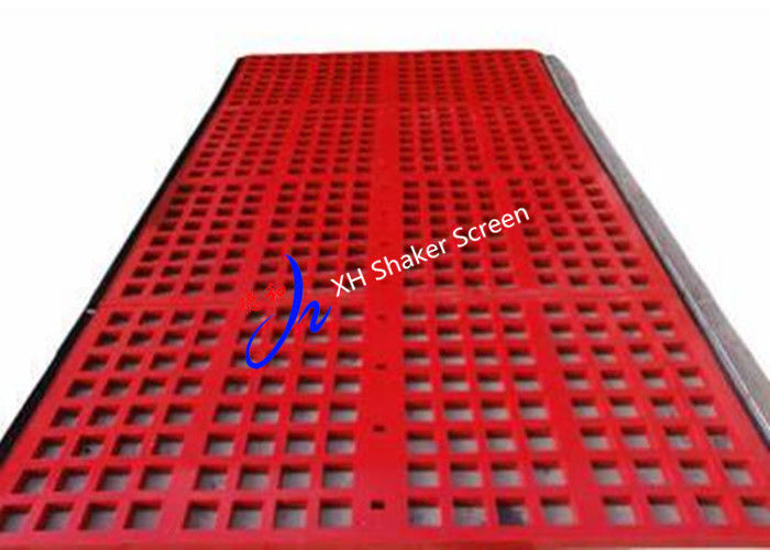 ISO9001 Polyurethane Screen Panels MI Swaco Metal And Plastic Back Screens