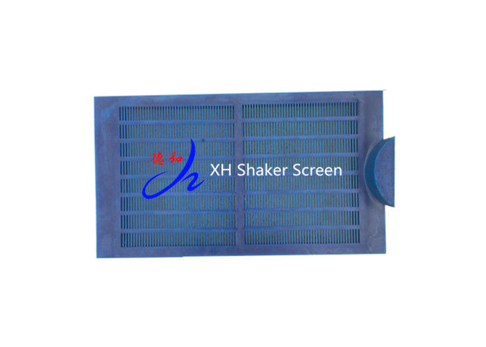 Blue Color Mining Pu Screen , Polyurethane Tension Screen Rectangle Shape