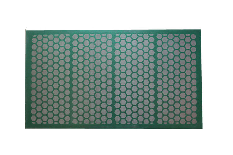 Green SS 304 / 316 Kemtron 48 Oil Vibrating Sieving Mesh 720X1220mm